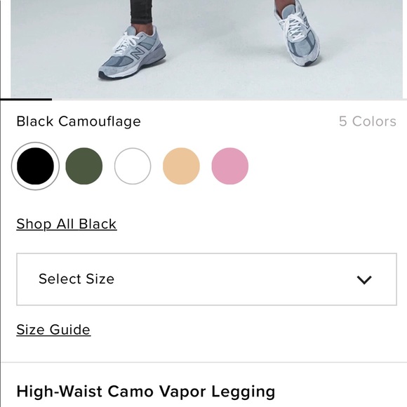 Alo High Waisted Vapor Camo Leggings - Picture 3 of 6